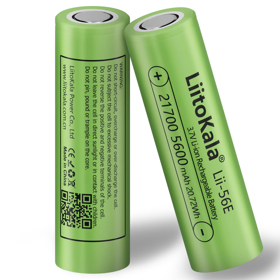Liitokala Lii-56E Lithium-Ionen-Akku 21700 mit 5600mAh in Grün - Bild 7