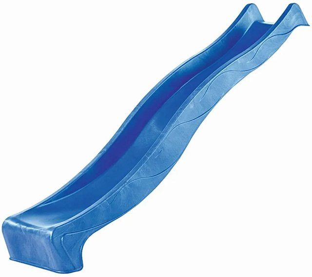 Karibu Wellenrutsche Wasserrutsche blau Kunststoff - Bild 1