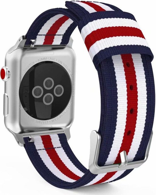 Apple Uhrenarmband Nylon, Textil/NATO, gray, Unisex - Bild 1