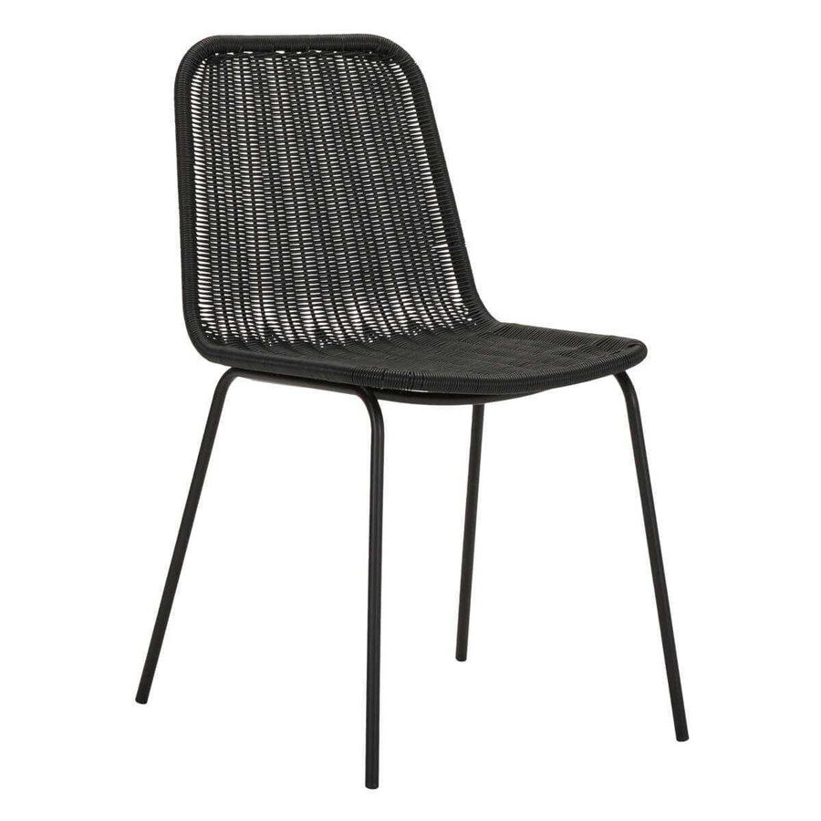 House Doctor Stuhl Haput in Schwarz mit einer Höhe von 82 cm - Bild 1