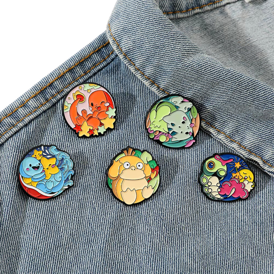 Potdemiel Pin-Set Pokémon, Emaille, Metall, Bunt - Bild 2