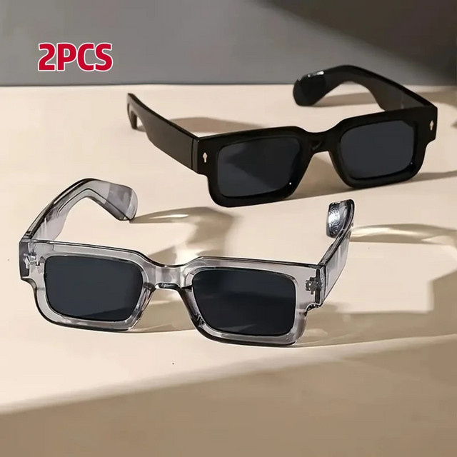 CAIPAI Korrektionsbrille, Herren, Vollrand, quadratisch, Schwarz, Grau, Kunststoff - Bild 1