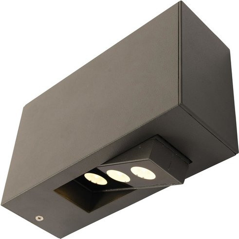 Näve LED Außenwandleuchte MORA in Grau aus Aluminium mit 9 W - Bild 1