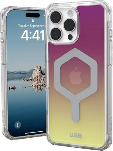 Urban Armor Gear Plyo Backcover für Apple iPhone 16 Pro Max, Transparent/Bunt, MagSafe kompatibel und stoßfest - Bild 1