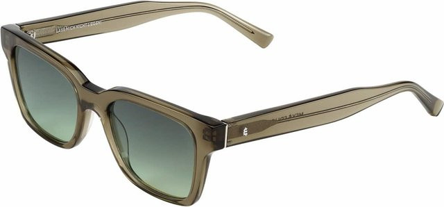 Mey & Edlich Panto-Sonnenbrille, Acetate, Vollrand, Herren, Black, Brown, Green - Bild 1