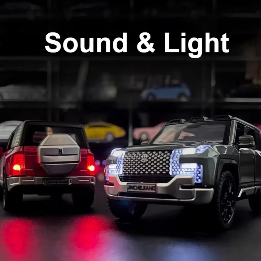 MAKEDA YangWang U8 Prado Spielzeugauto Modell, 1:32, Legierung, mit Licht und Sound - Bild 3