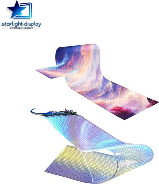 OIMG Ultradünner Transparenter LED-Film-Bildschirm für kommerzielle Glasfenster HD-Videowand - Bild 1
