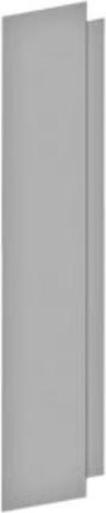 Siemens ALPHA 400/630 DIN Trennwände senkrecht aus Kunststoff in Grau, Höhe: 90 cm - Bild 1