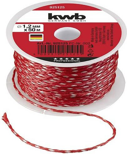 Kwb Maurerschnur Rot 1,2 mm 50 m - Bild 1