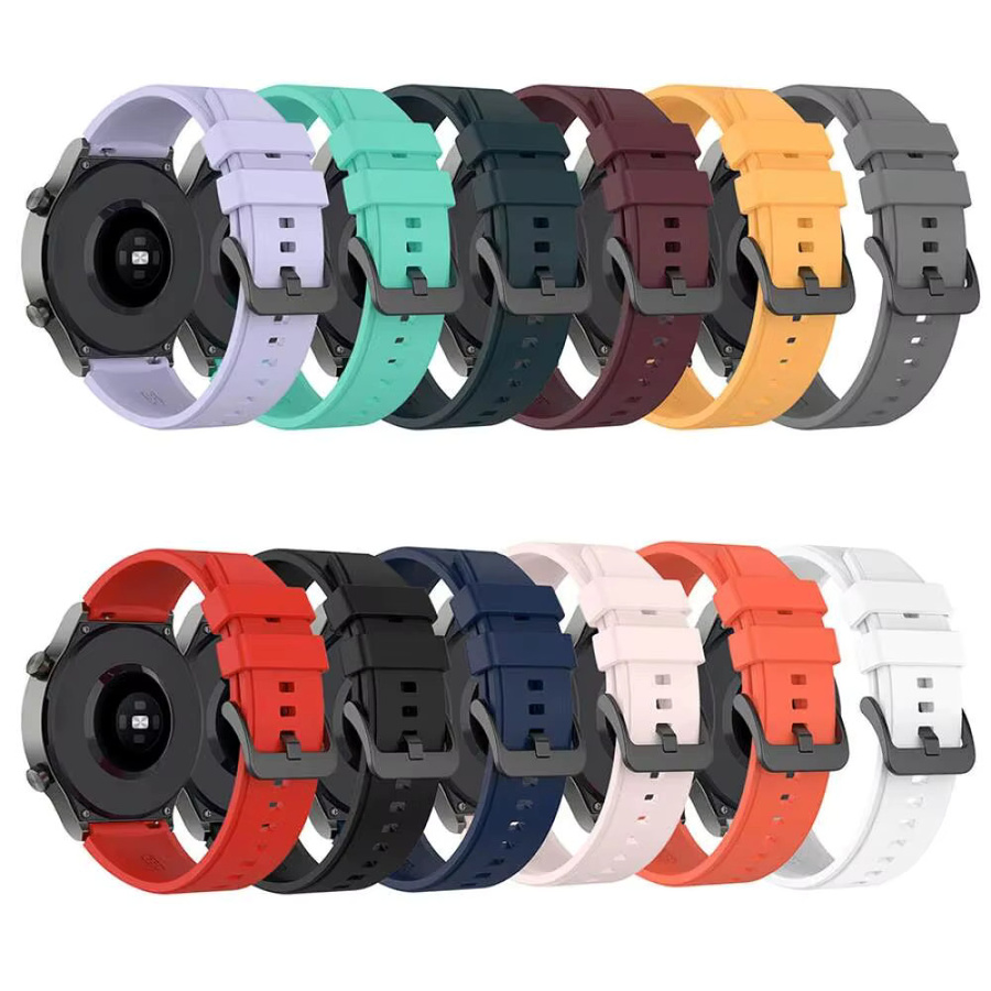 Huawei Uhrenarmband Silikon, Schwarz, Unisex - Bild 4
