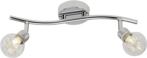 Brilliant Bulb 21213/15 Deckenstrahler Chrom mit 2 schwenkbaren Halogen-Spots G9 66W - Bild 1