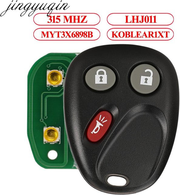 Jingyuqin Fernbedienung Auto Schlüssel 315 MHz in Schwarz für Buick Rainier, GMC Yukon, Hummer H2, Chevrolet und Cadillac Escalade - Bild 1