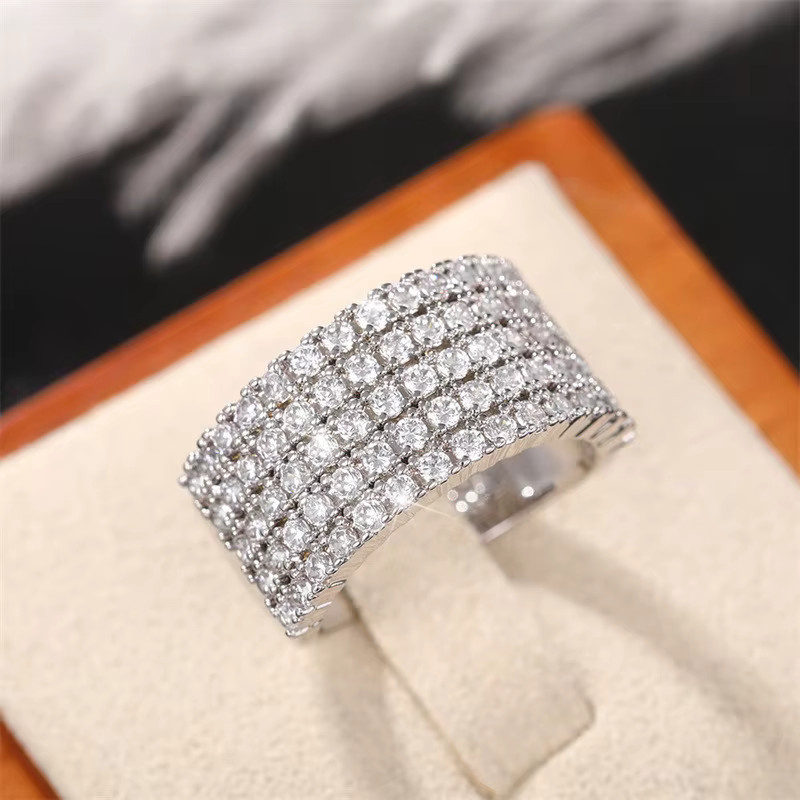 LiHong Verlobungsring, 925 Silber, Diamant, Zirkonia, Damen - Bild 2