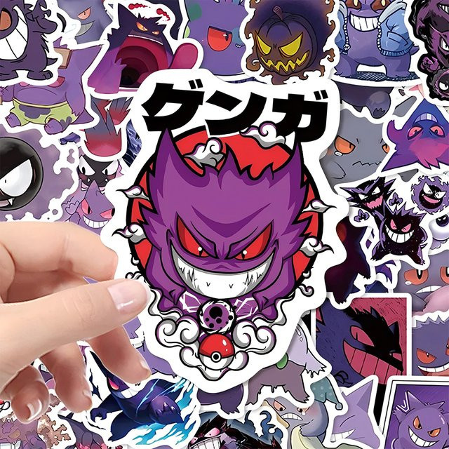 TAKARA TOMY Pokemon Gengar Anime Aufkleber, 10/30/55-teiliges Set - Bild 1