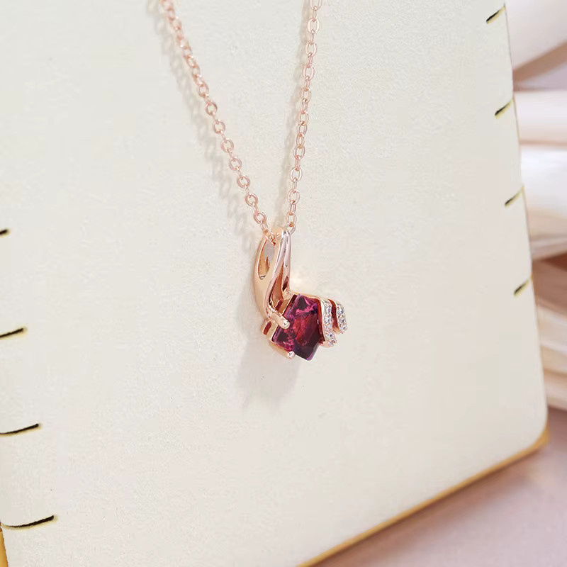 SYOUJYO Schmuck-Set, 585 Gold, Roségold, Zirkonia, Vintage - Bild 2
