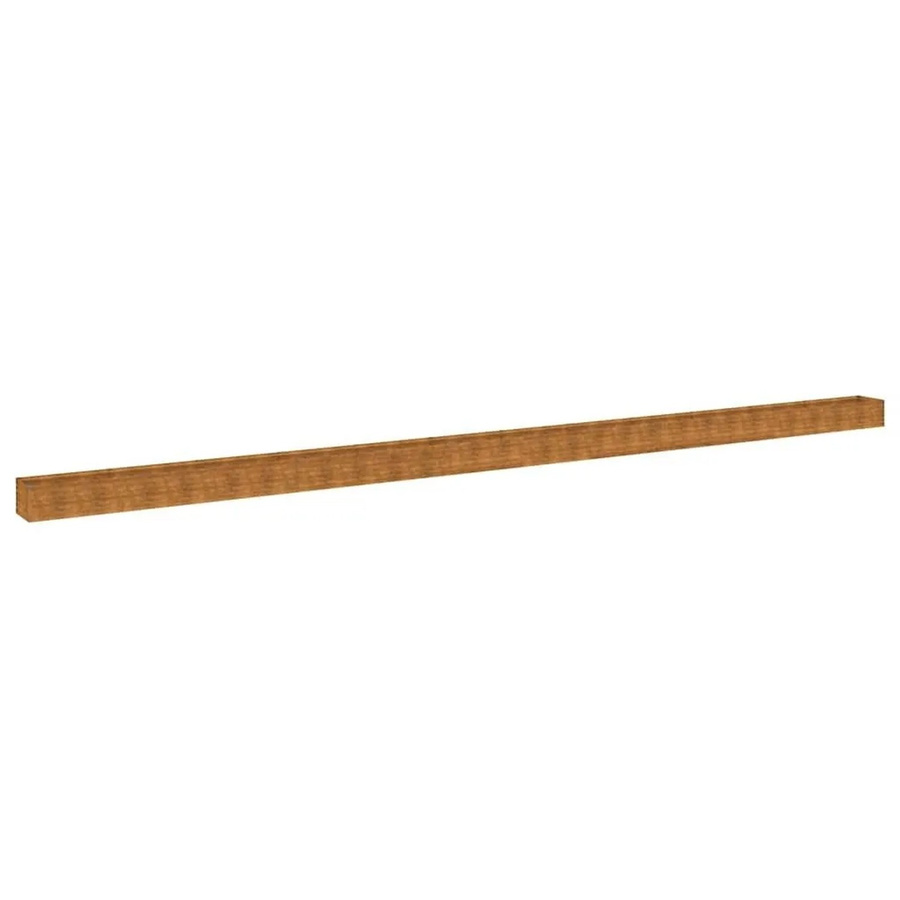 vidaXL Hochbeet aus Cortenstahl in Braun, B/T/H: 115,2 x 50 x 36 cm - Bild 1