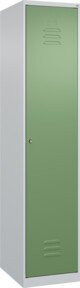 C+P Spind Classic PLUS Spind mit 1 Abteil und mittiger Trennwand, Farbe Resedagrün, H x B x T: 185 x 40 x 50 cm - Bild 1