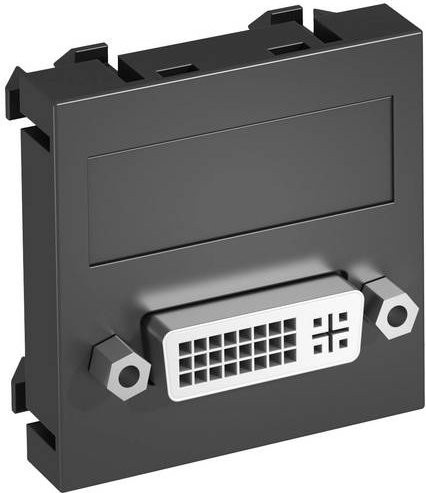 OBO Bettermann Abdeckung Multimediaträger, Grau, B: 4,5 cm, H: 4,5 cm, T: 0,9 cm - Bild 1