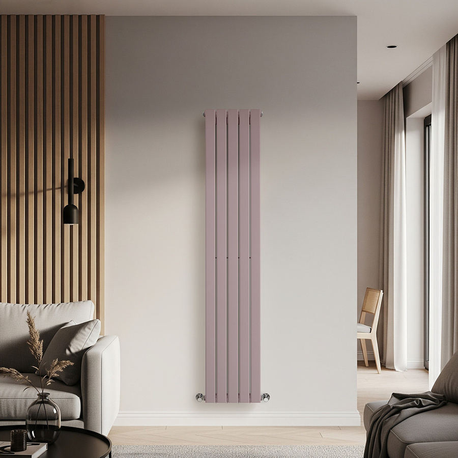 Einlagiger Design-Heizkörper von Delta in Lila (Dahlia Purple), Höhe: 178 cm, Breite: 35 cm - Bild 1