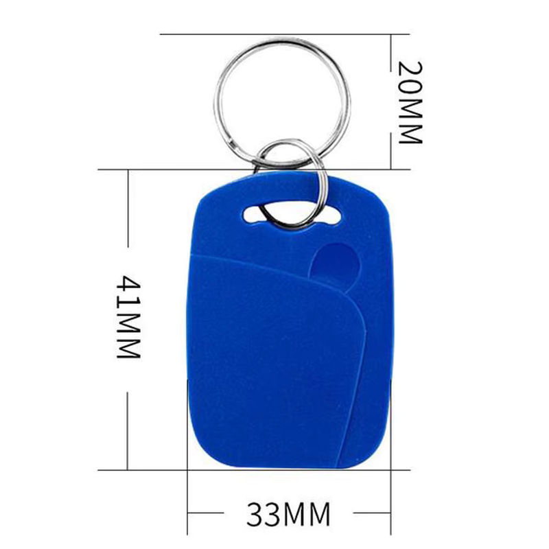 YEVERAXIN RFID Dual-Chip Karten und Schlüsselanhänger Set, 13,56 MHz IC UID und 125 kHz ID, beschreibbar für Zugangskontrolle, 5 oder 10 Stück - Bild 4