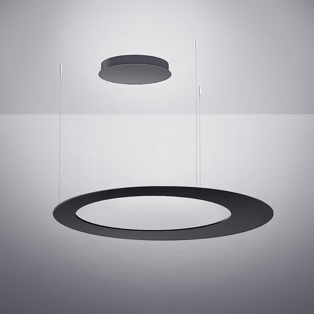 TeamItalia Velata Sospensione LED-Pendelleuchte in Schwarz mit warmweißem Licht (2700K) - Bild 1