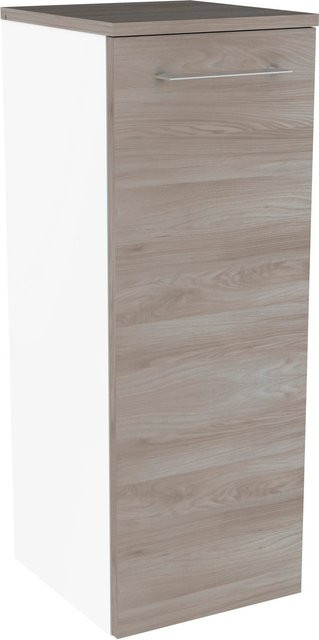 Fackelmann Bad-Hängeschrank Lima in Steinweiß matt mit Soft-Close-Türen und internen Regalen, Breite: 30,5 cm - Bild 1