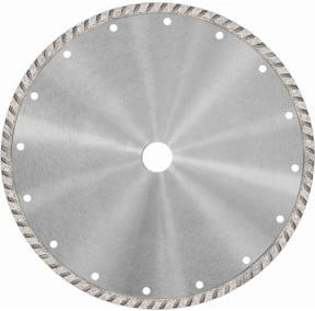 Heller Diamanttrennscheibe für Dachziegel und Beton, Durchmesser: 115 mm, Bohrung: 22,23 mm, Farbe: Silber - Bild 1