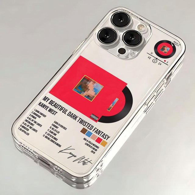 Kanye West Heißes Album Handyhülle für iPhone 11 12 13 14 15 16 Pro Max SE Plus X XS XR Transparent Weiche Stoßfeste Hülle - Bild 1