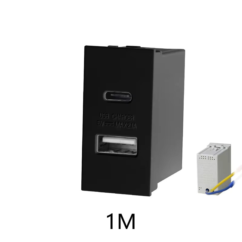 Rewnssin DIY Pop-up Desktop-Steckdose mit universellem Standardmodul in Schwarz - Bild 4