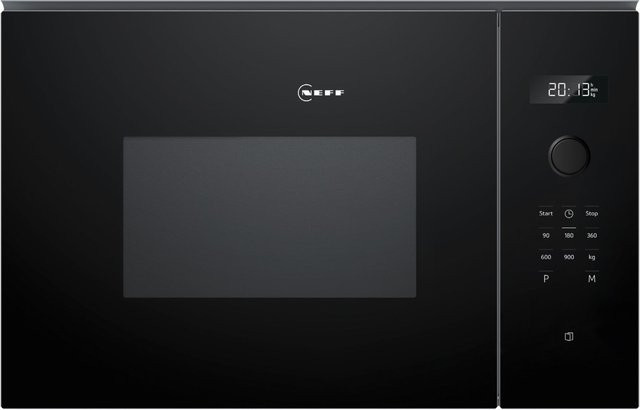 Neff Einbau Mikrowellengerät HLAWD53K0 in Schwarz mit LED-Display und Automatikprogrammen - Bild 1