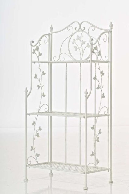 TPFGarden Standregal Remus aus Metall in Weiß B: 33 cm, T: 58 cm, H: 118 cm - Bild 1