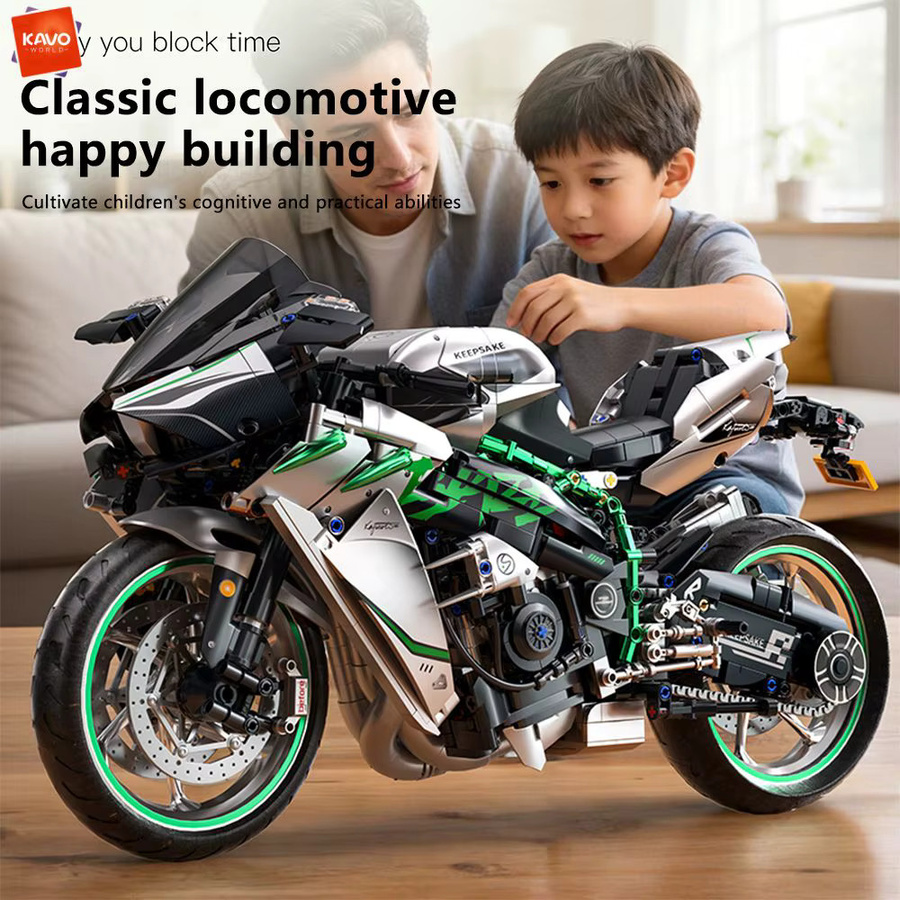 KAVOWORLD Realistischer Superbike-Bausatz, Konstruktions-Lernspielzeug, 2248 Teile, ab 14 Jahren - Bild 4