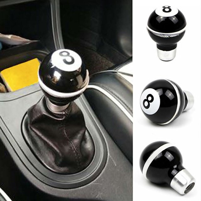 Universal Sphärischer Auto Schaltknauf für Manuelle Schalthebel in Schwarz - Bild 1