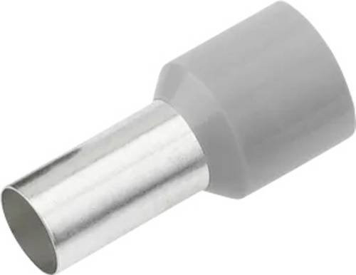 Cimco Aderendhülse 0,14mm² Teilisoliert Grau aus Messing 100 Stück - Bild 1