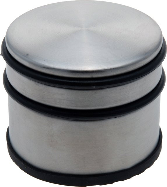Türstopper Shopper von KOOPMAN aus Edelstahl in Silber, Durchmesser: 7,5 cm, Höhe: 9 cm - Bild 1