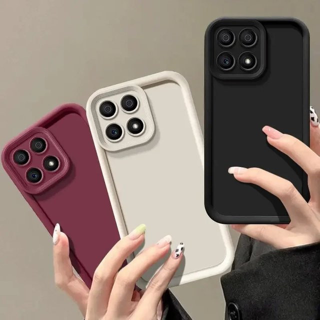 Vivo Y28 4G Schutzhülle aus weichem Silikon in Schwarz, matte Abdeckung - Bild 1