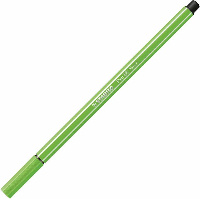 STABILO Pen 68 Textmarker Neongrün mit feiner Spitze - Bild 1