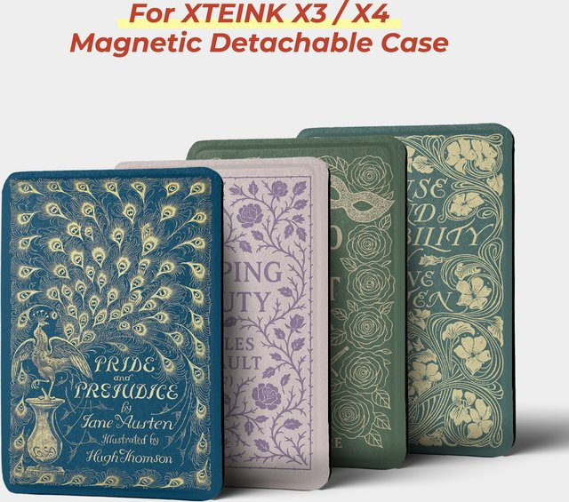 twosheep Floral Notepad magnetische abnehmbare Hülle für XTEINK X4 und XTEINK X3 in Transparent/Multicolor - Bild 1