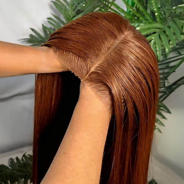 HJ WEAVE BEAUTY Short Bob Echthaarperücke, Schokoladenbraun, Damen - Bild 1