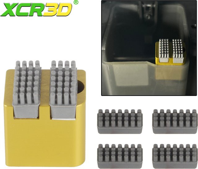 Bambulab Reinigungswerkzeug Set für P1S und X1 Serie mit Silikon Wischer und Düsenpinsel für 3D-Drucker - Bild 1