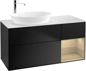V&B Waschtischunterschrank Finion in Weiß lackiert, Breite: 120 cm, Tiefe: 50,1 cm, Höhe: 50,1 cm - Bild 1