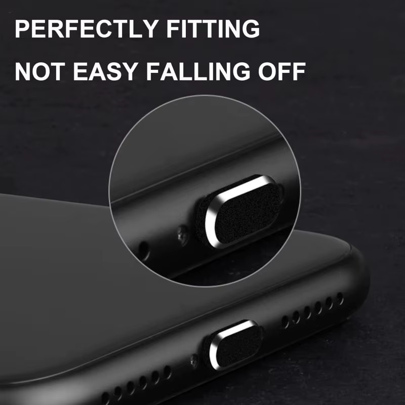 64-teiliges Staubschutz-Set für Apple iPhone und Lightning-Anschluss zur Abdeckung von Ladeport und Lautsprechern - Bild 4