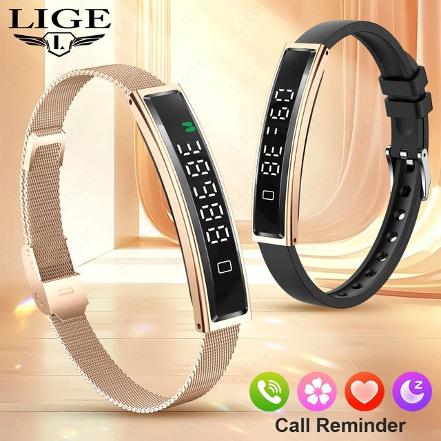 LIGE Smartwatch für Herren in Silber mit Wasserdichtigkeit, Herzfrequenzmessung, Blutsauerstoffmessung und Schlafüberwachung - Bild 1