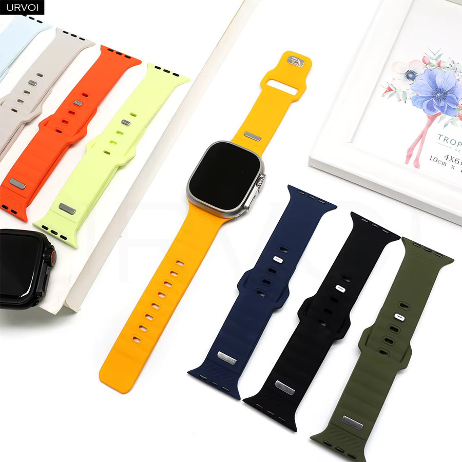 URVOI Uhrenarmband Silikon, leuchtend, 46 mm, 49 mm, Unisex - Bild 2