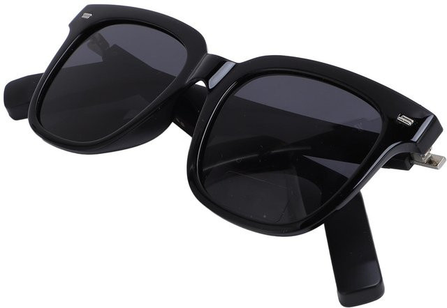 Smarte Brille Sonnenbrille, Vollrand, Square, Metall, Schwarz, polarisiert - Bild 1