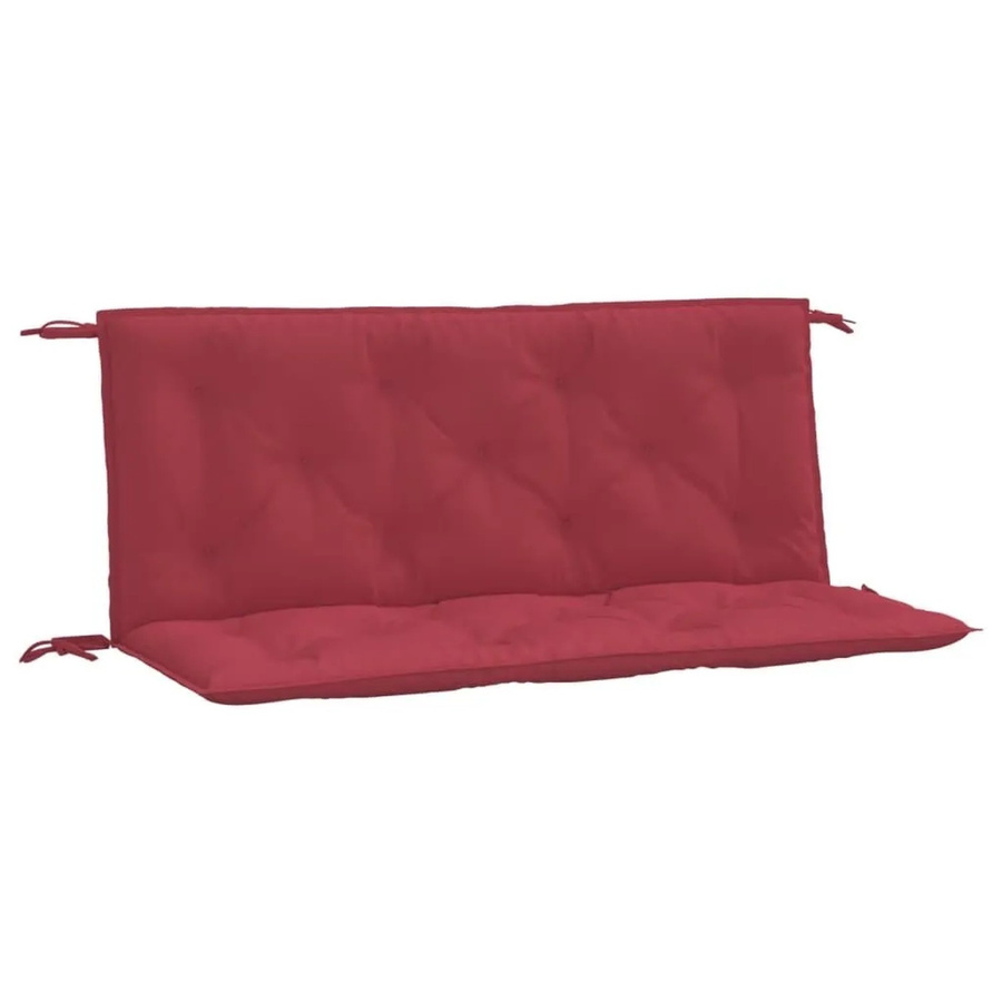 vidaXL Gartenbank-Auflagen 2 Stück Weinrot aus Oxford-Gewebe B/T/H: 120 x 50 x 7 cm - Bild 2