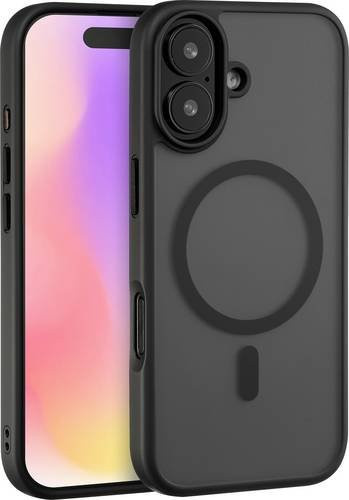 Renkforce Backcover für Apple iPhone 17, Transparent Schwarz, MagSafe kompatibel und für induktives Laden geeignet - Bild 1