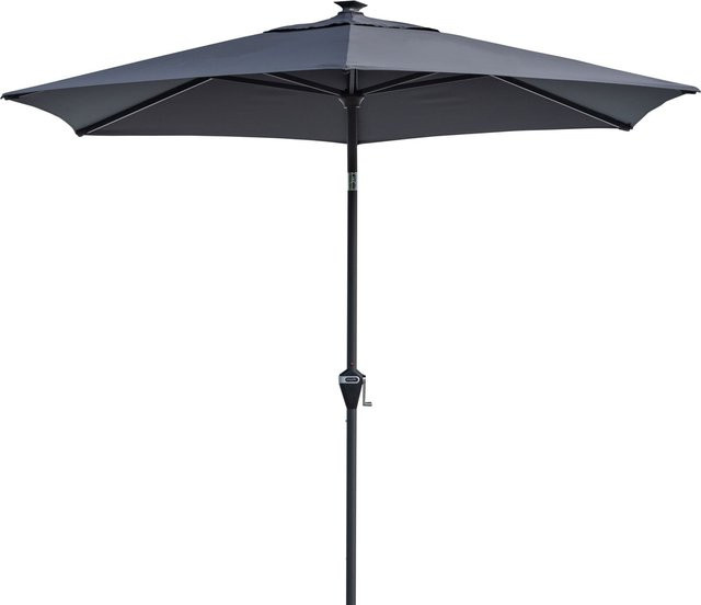 Doppler Sonnenschirm Active Auto Tilt 300 LED in Anthrazit mit Ø 300 cm - Bild 1