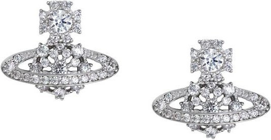 Vivienne Westwood Ohrringe, Silber, Kristall, Damen - Bild 1