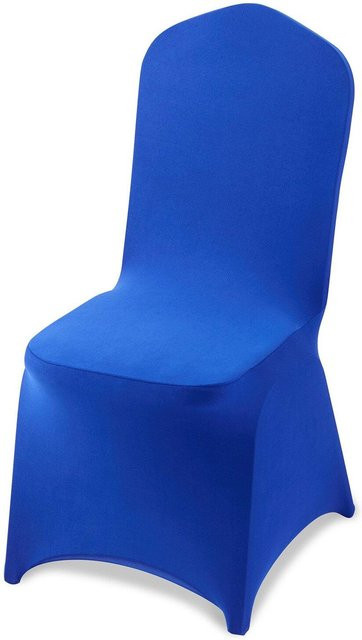 50 Stück dehnbare Stuhlbezüge von Buying Solutions, MB in Königsblau aus Polyester-Spandex für Speisesaal und Bankett - Bild 1